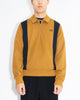 Fred Perry Colour Block Track Jacket - Dark Caramel