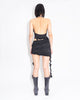 Open YY Asymmetric Frill Skirt - Black
