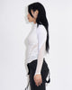 Hyein Seo Transparent Half Zip Top - White