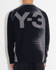 Y-3 Logo Knit Sweat - Black